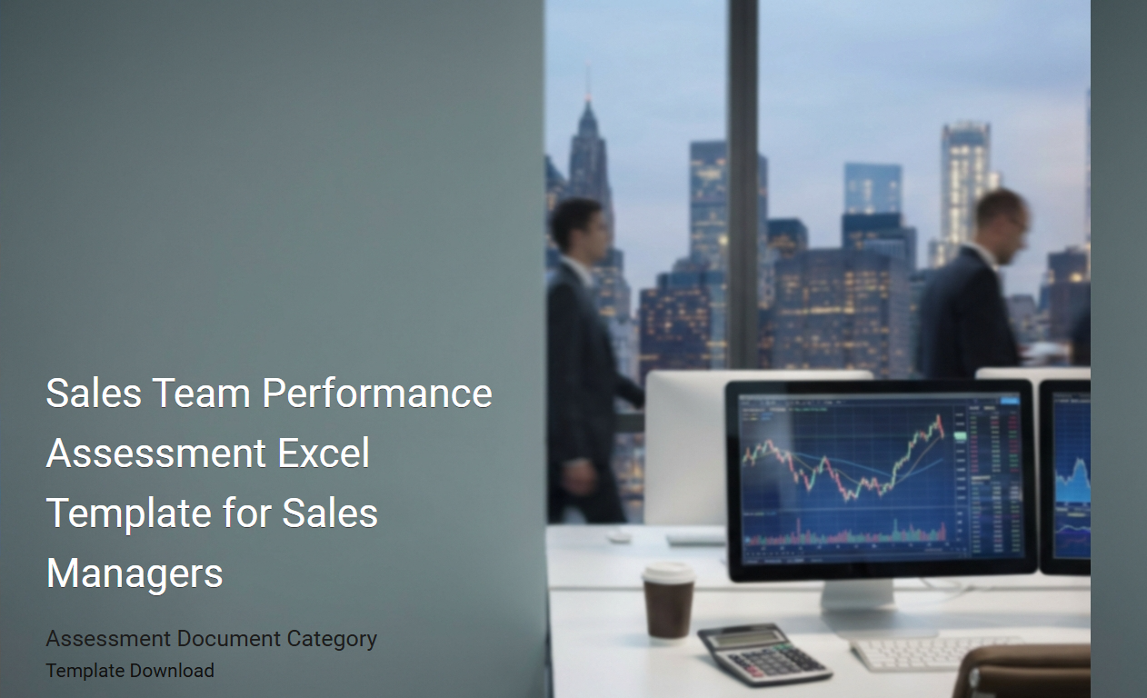 Sales Team Performance Evaluation Excel Template for Sales Managers