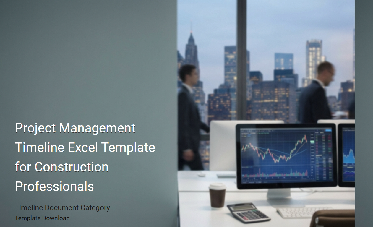 Comprehensive Project Management Timeline Excel Template for Construction Professionals