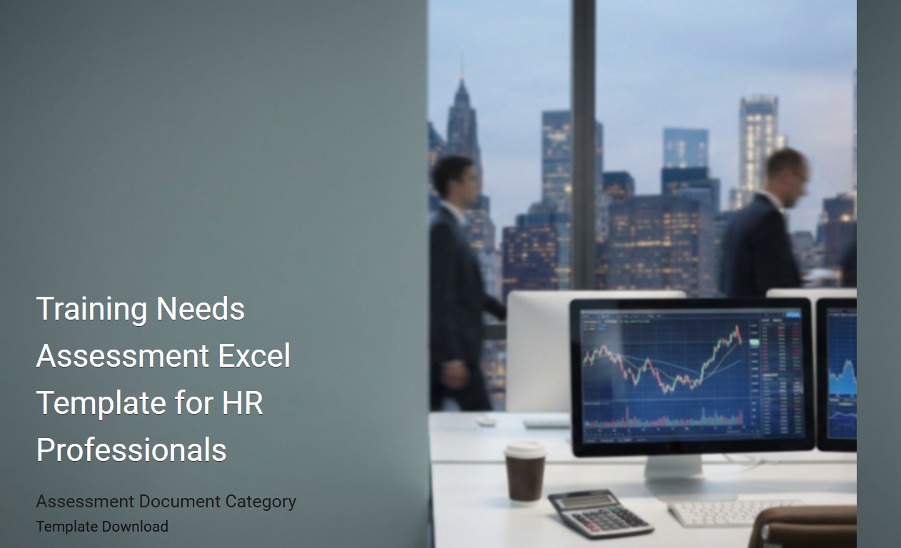 Comprehensive Training Needs Assessment Excel Template for Human Resources Managers