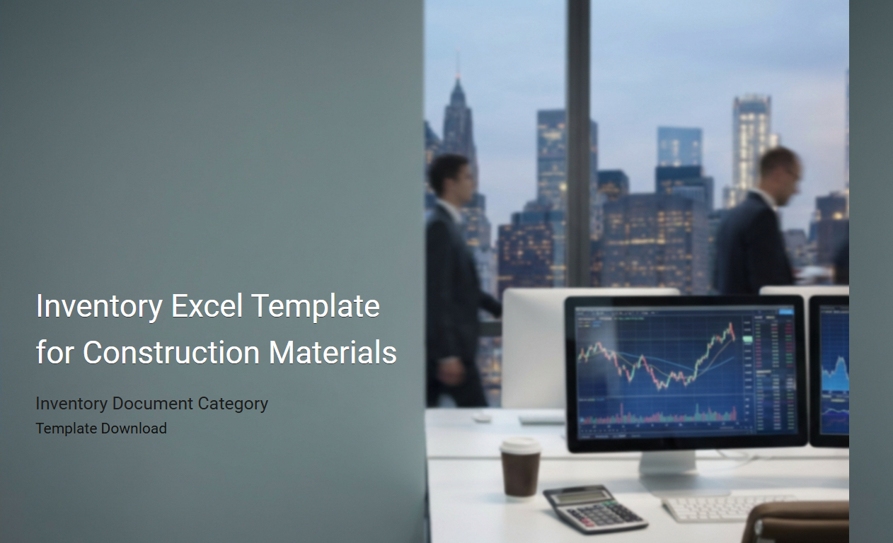 Comprehensive Inventory Excel Template for Construction Material Management