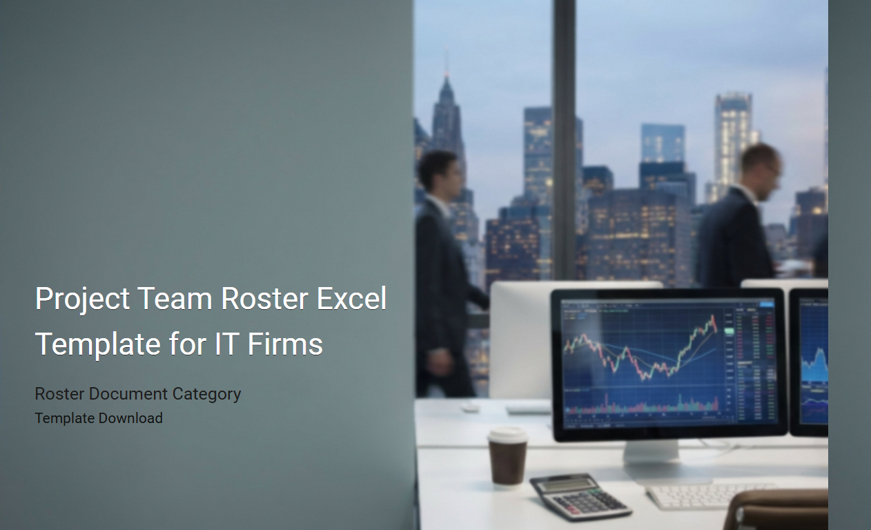 Project Team Roster Excel Template for Optimized IT Firm Team Management