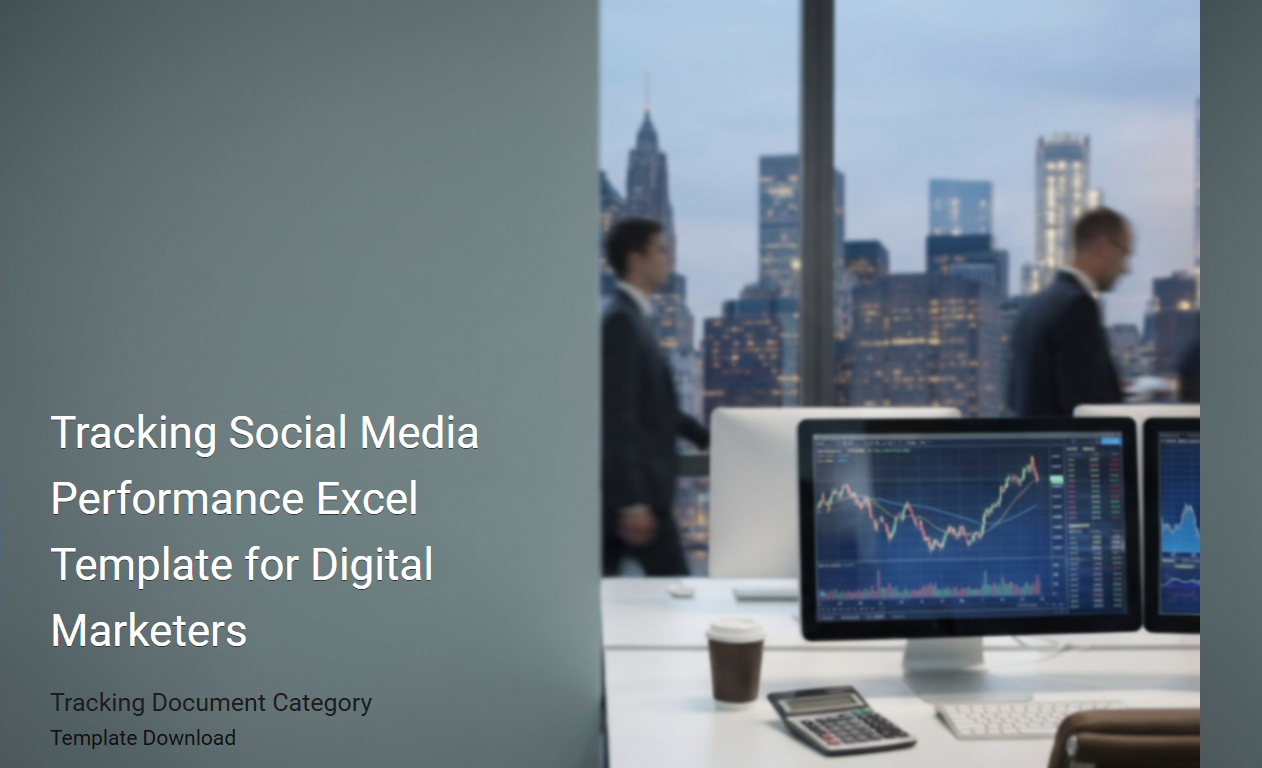 Comprehensive Excel Template for Analyzing Social Media Performance in Digital Marketing