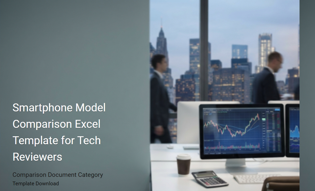 Comprehensive Smartphone Model Comparison Excel Template for Technology Analysts
