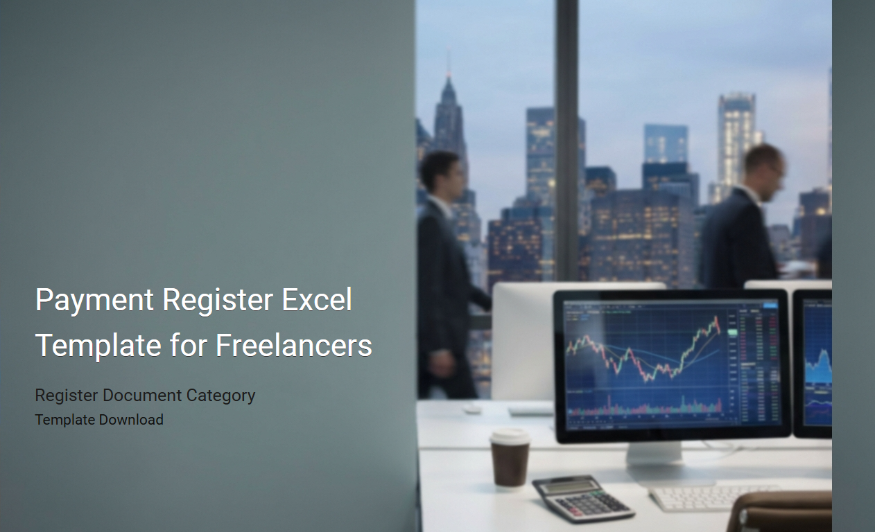 Freelancer Payment Register Excel Template for Streamlined Financial Tracking