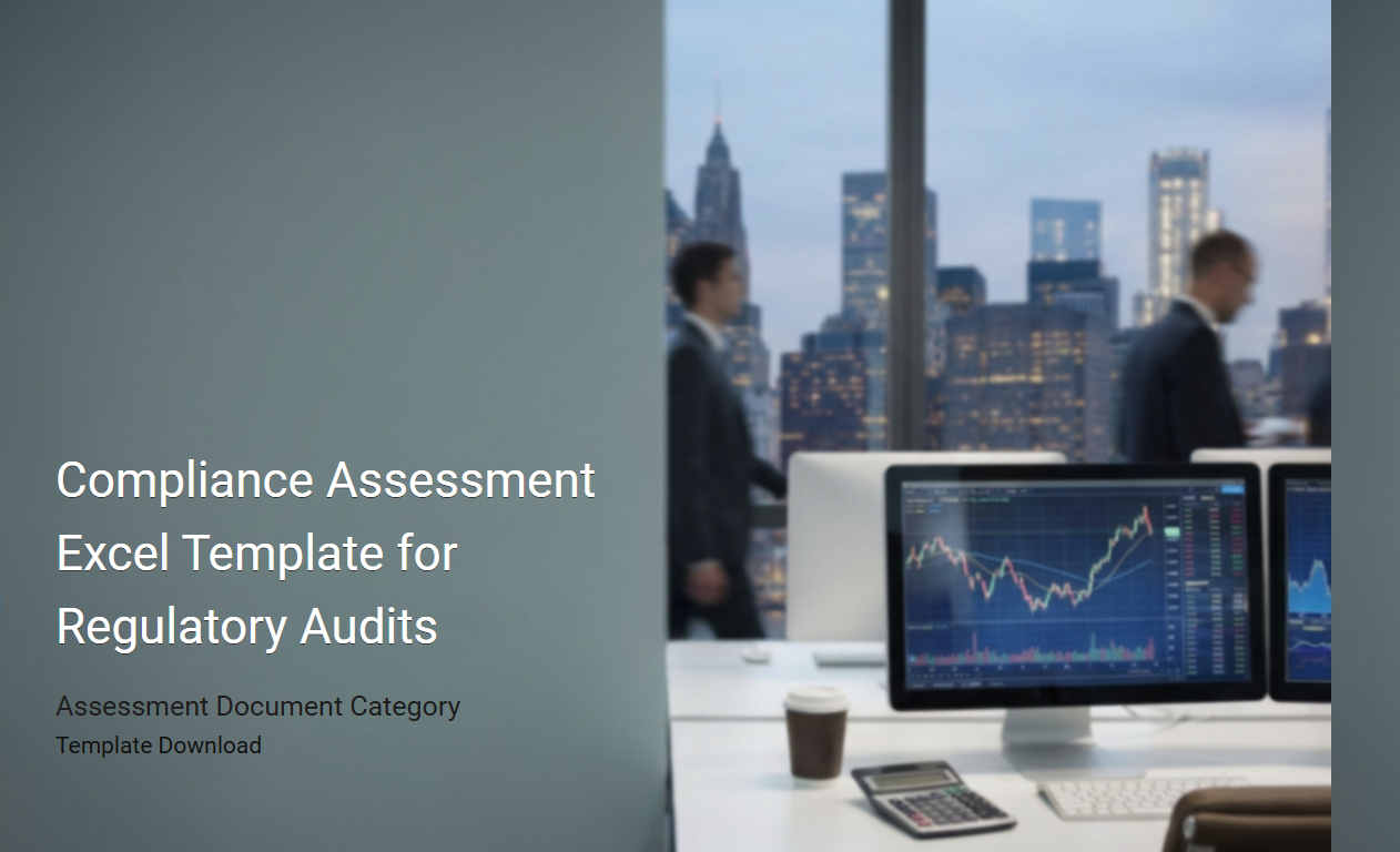 Regulatory Audit Compliance Assessment Template for Excel