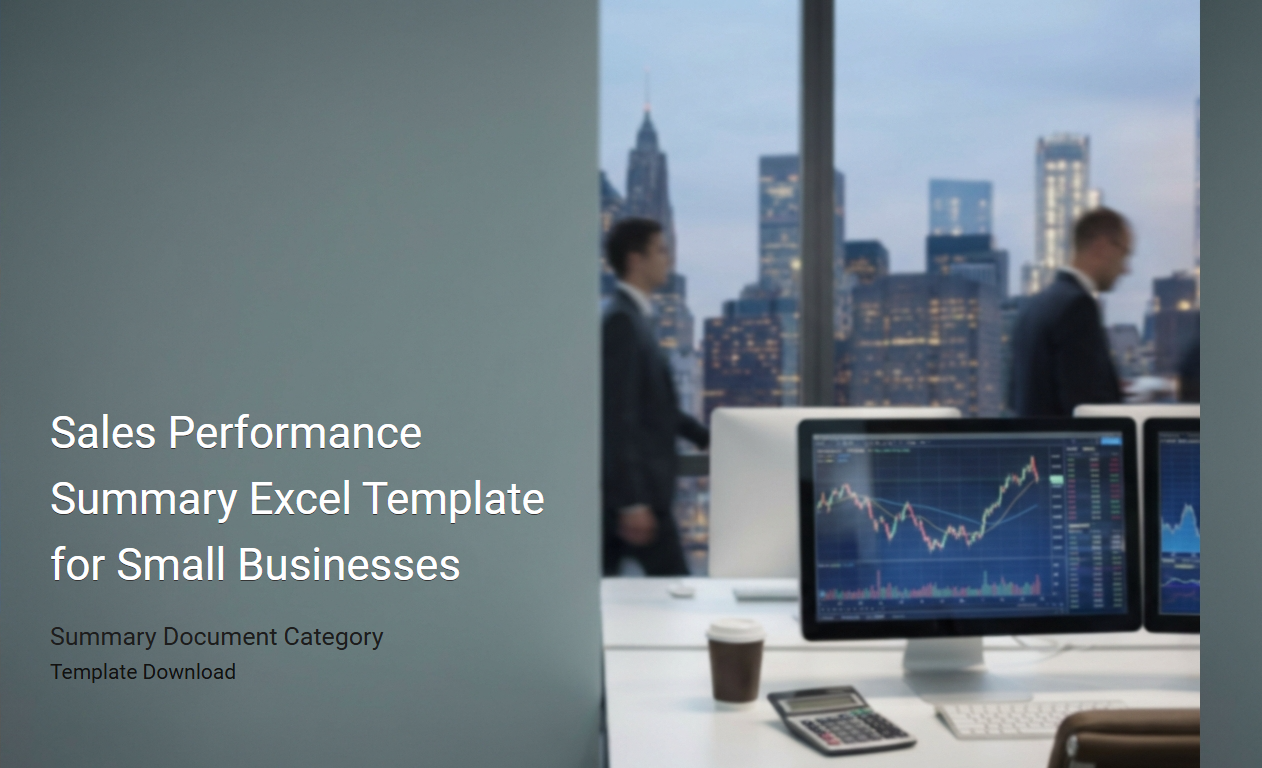 Sales Performance Analysis Excel Template for Small Business Growth